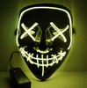 👺Black V  Horror Glowing LED halloween mask - AzraTec