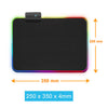 Load image into Gallery viewer, Extra Soft Luminous RGB Mouse Pad - AzraTec