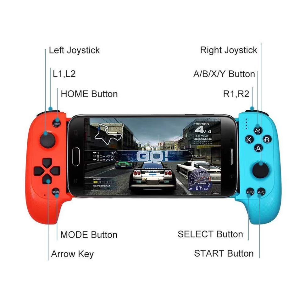 Saitake 7007X Wireless Phone Game Controller for Android  and  PC - AzraTec