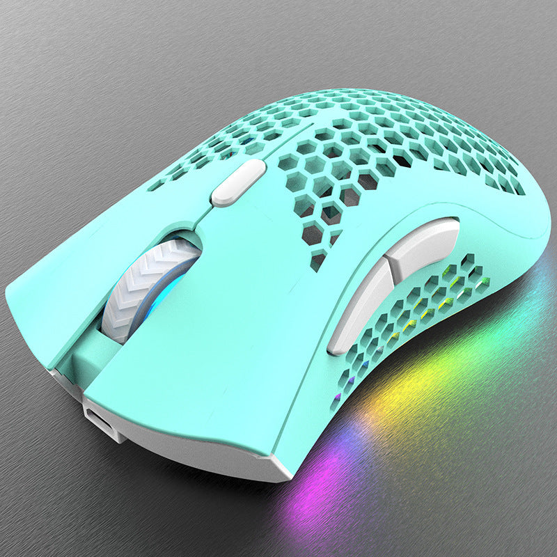 Wireless RGB Honeycomb Mouse – AzraTec