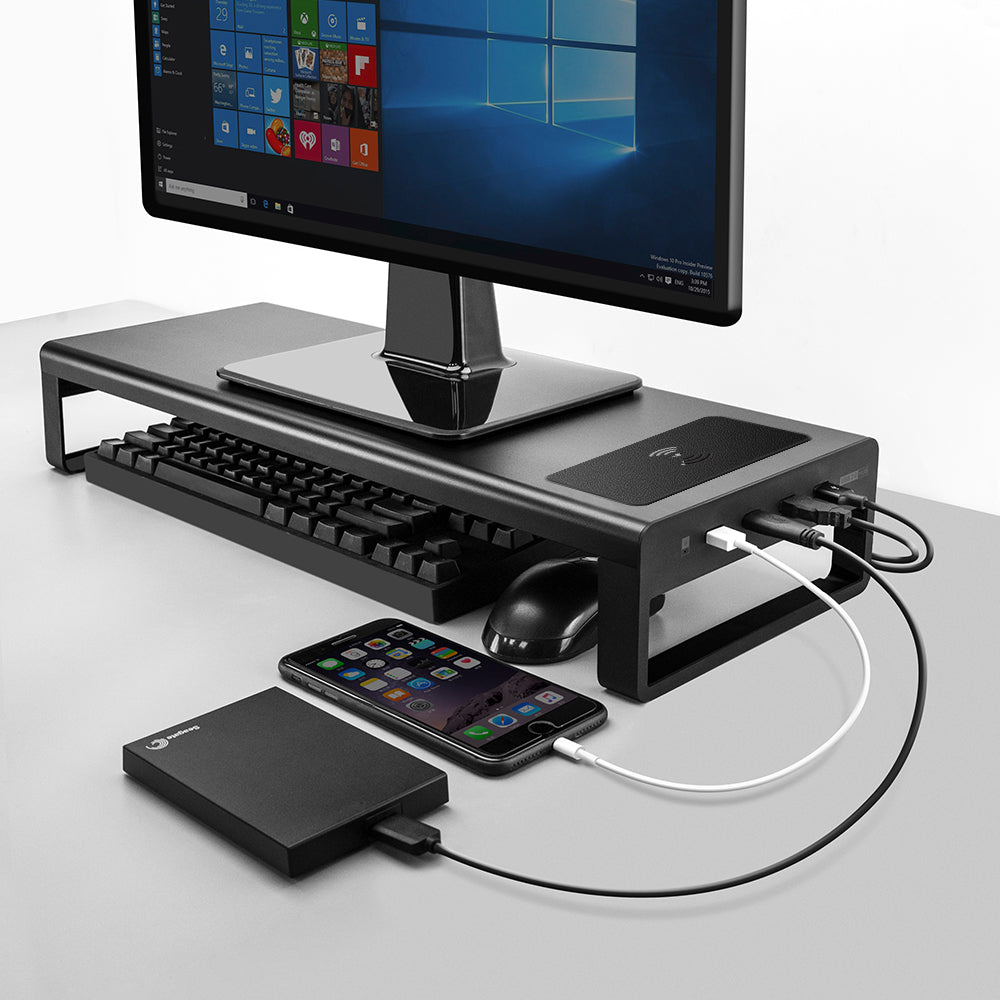USB3.0 Wireless Charging Keyboard Storage Rack – AzraTec