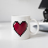 Magic Pixel Heart Mug - AzraTec
