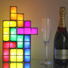 DIY Tetris Building Blocks Night Light and Lamp - AzraTec