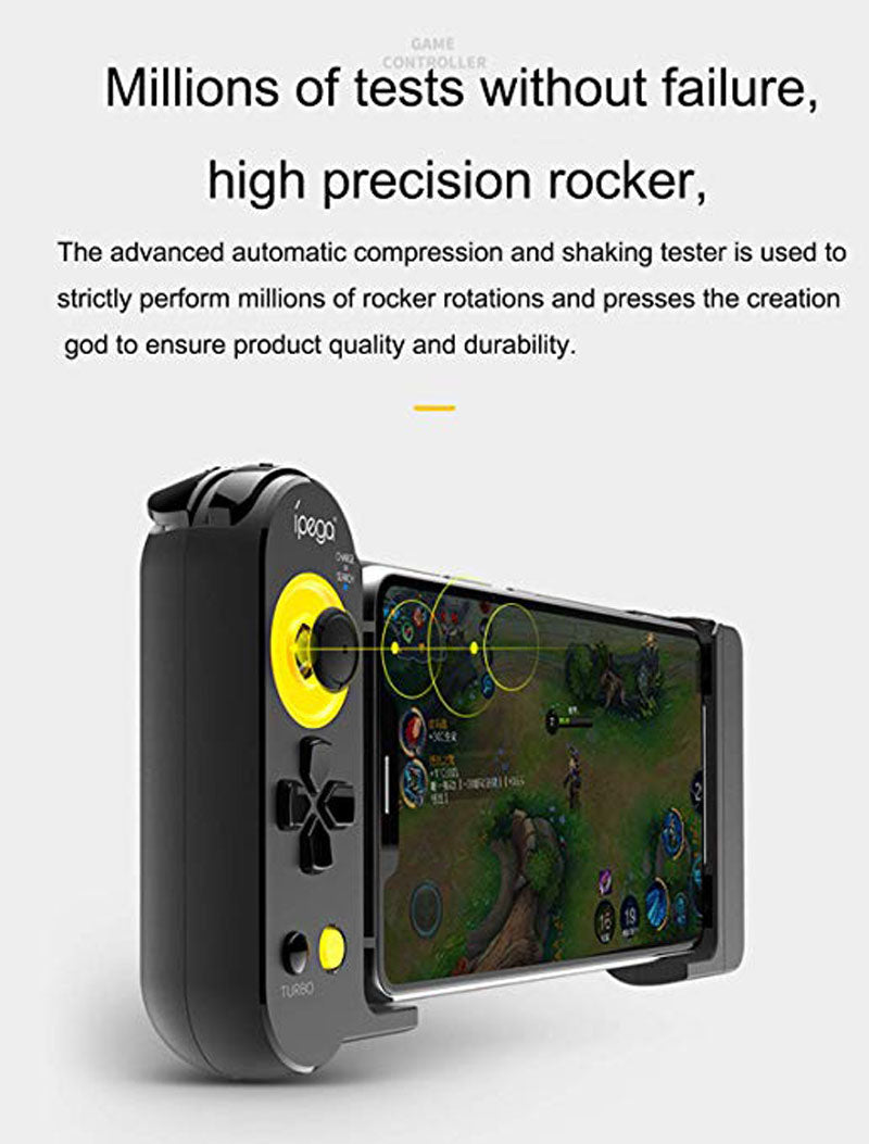 Retractable Wireless  Mobile Gamepad for Android / iOS - AzraTec