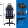 Adjustable  Swivel Ergonomic Gaming Chair with Headrest and Lumbar Support - AzraTec