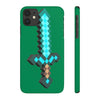 Load image into Gallery viewer, Minecraft Sword Slim Matte Phone Cases - AzraTec