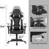 Adjustable  Swivel Ergonomic Gaming Chair with Headrest and Lumbar Support - AzraTec