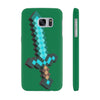 Load image into Gallery viewer, Minecraft Sword Slim Matte Phone Cases - AzraTec