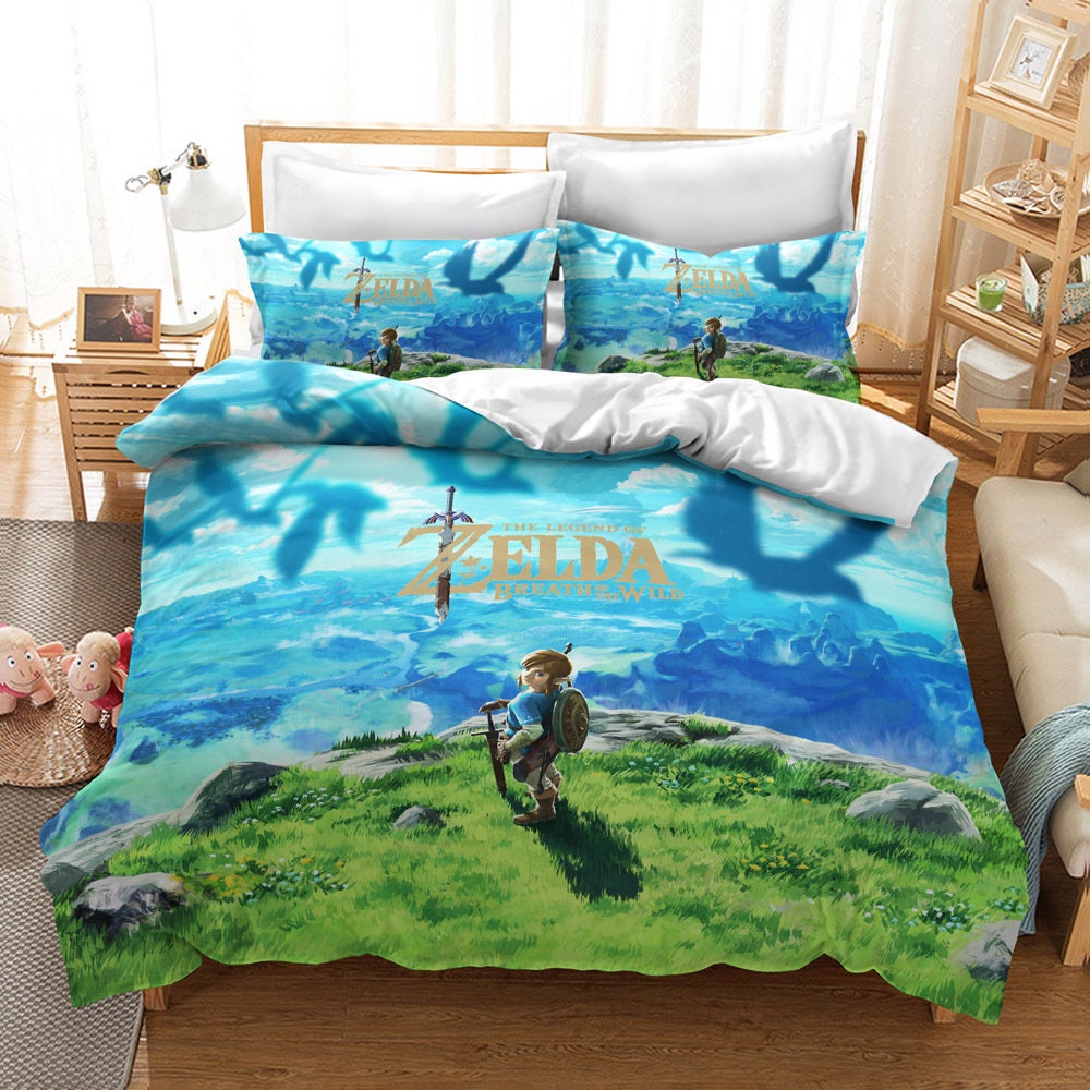 Legend of Zelda  Gamer  3 Piece Bedding Set
